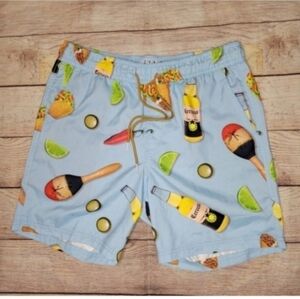 CYA beers tacos maracas swim trunks Board shorts